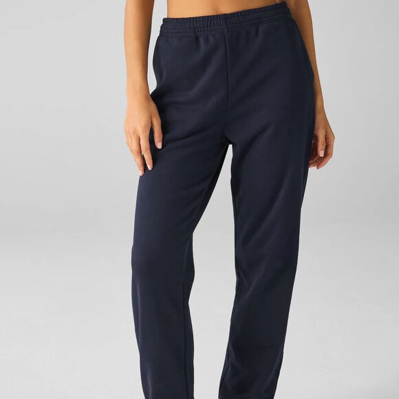 Beyond Yoga LuxeFleece Sweatpant Size Medium in Dark Navy New‎ With Tags - Picture 4 of 6